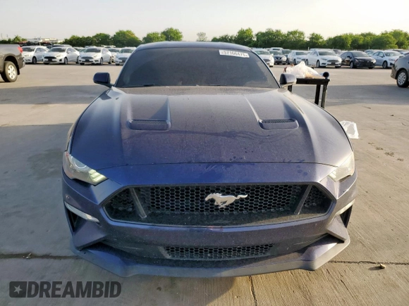 2020 Ford Mustang GT with VIN 1FA6P8CF0L5130233, listed as a Copart auction lot 57166475 with 75,523 mi miles and Salvage title. Bid and sale history available at DreamBid. Image 5.