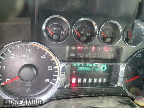 2008 Ford F-250 XL with VIN 1FTSW21Y38ED68338, listed as a Copart auction lot 85089284 with 255,992 mi miles and Salvage title. Bid and sale history available at DreamBid. Image 9.