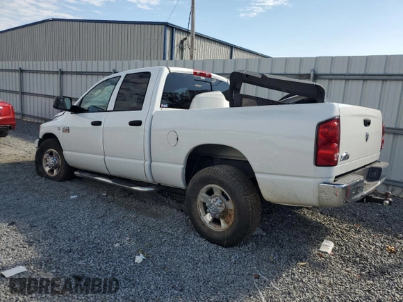 2008 Dodge Ram 2500 SLT with VIN 3D7KR28A48G105693, listed as a Copart auction lot 76338284 with 0 mi miles and Salvage Title. Bid and sale history available at carsss.com. Image 2.