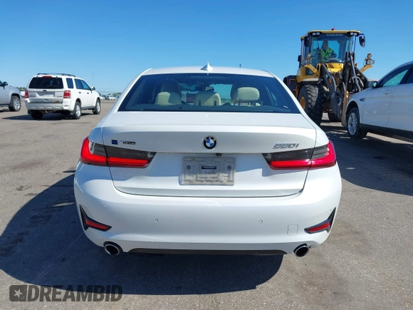 2021 BMW 3 Series 330i xDrive with VIN WBA5R7C0XMFK54525, listed as a IAAI auction lot 42320181 with 54,576 mi miles and . Bid and sale history available at DreamBid. Image 16.