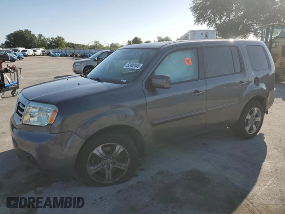 2015 Honda Pilot EX-L with VIN 5FNYF4H58FB001044, listed as a Copart auction lot 52402045 with 143,143 mi miles and Salvage Title. Bid and sale history available at carsss.com. Image 1.