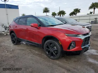 2022 Chevrolet Blazer RS with VIN 3GNKBERS7NS136492, listed as a Copart auction lot 46729385 with 0 mi miles and Non Repairable. Bid and sale history available at carsss.com. Image 4.