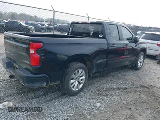 2020 Chevrolet Silverado 1500 Custom with VIN 1GCRWBEF3LZ196448, listed as a IAAI auction lot 41508665 with 95,187 mi miles. Bid and sale history available at carsss.com. Image 4.