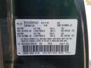 2001 Dodge Ram 2500 with VIN 3B7KC26Z21M505134, listed as a Copart auction lot 48791055 with 251,069 mi miles and Clean Title. Bid and sale history available at carsss.com. Image 12.