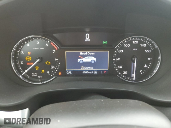 2019 Cadillac XT4 AWD Premium Luxury with VIN 1GYFZDR42KF182713, listed as a Copart auction lot 48633265 with 60,836 mi miles and Salvage title. Bid and sale history available at DreamBid. Image 9.