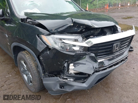 2021 Honda Ridgeline RTL-E with VIN 5FPYK3F75MB015370, listed as a IAAI auction lot 42253586 with 84,188 mi miles and . Bid and sale history available at DreamBid. Image 6.