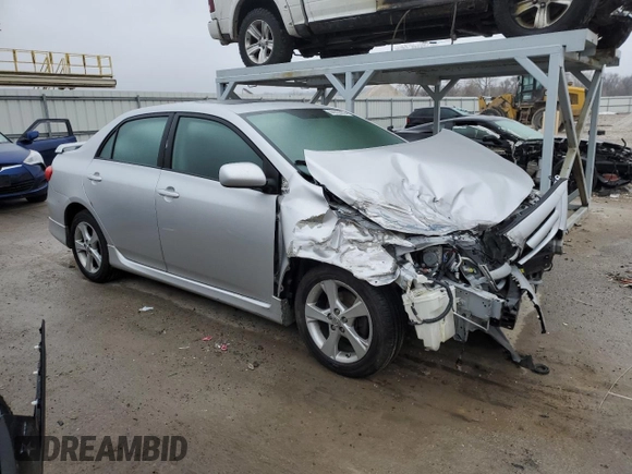 2011 Toyota Corolla L with VIN 2T1BU4EE9BC611081, listed as a Copart auction lot 44016535 with 137,193 mi miles and Salvage Title. Bid and sale history available at carsss.com. Image 4.