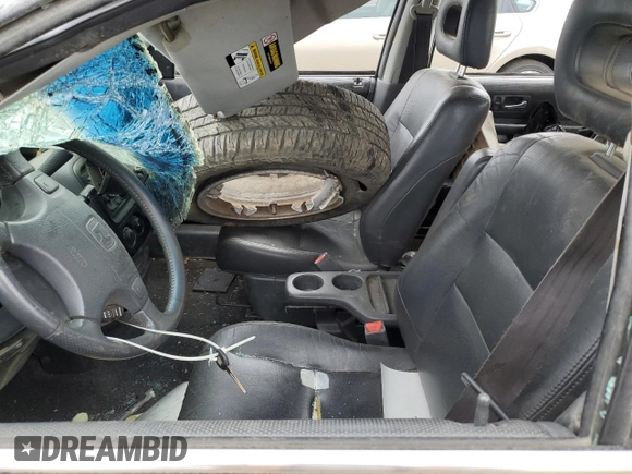 2001 Honda CR-V SE with VIN JHLRD18751C033260, listed as a Copart auction lot 76145264 with 246,276 mi miles and Salvage Title. Bid and sale history available at carsss.com. Image 7.