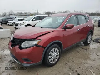 2015 Nissan Rogue S with VIN KNMAT2MTXFP530651, listed as a Copart auction lot 83643674 with 161,201 mi miles and Salvage Title. Bid and sale history available at DreamBid. Image 1.