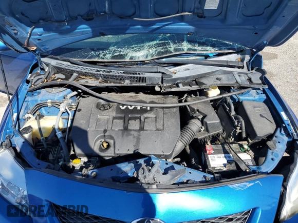 2010 Toyota Corolla with VIN 1NXBU4EE4AZ303474, listed as a Copart auction lot 49600555 with 0 mi miles and Non Repairable. Bid and sale history available at carsss.com. Image 11.
