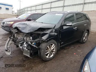 2014 Kia Sorento SX Limited with VIN 5XYKWDA78EG457957, listed as a Copart auction lot 41677825 with 98,586 mi miles and Salvage Title. Bid and sale history available at DreamBid. Image 1.