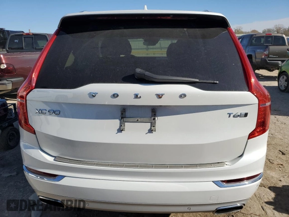 2016 Volvo XC90 T6 Inscription with VIN YV4A22PL6G1052695, listed as a Copart auction lot 82426454 with 0 mi miles and Salvage Title. Bid and sale history available at carsss.com. Image 6.