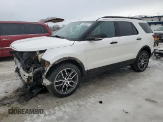 2018 Ford Explorer Sport with VIN 1FM5K8GT7JGC68739, listed as a Copart auction lot 43932205 with 66,358 mi miles and Clean Title. Bid and sale history available at DreamBid. Image 1.
