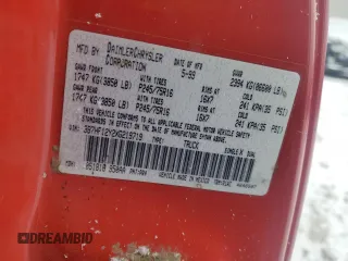 1999 Dodge 1500 z VIN 3B7HF12Y2XG219719, wystawiony jako Copart lot #83678104 z przebiegiem 166 127 mil mil oraz Nie do naprawy • Non repairable. Historia ofert i sprzedaży dostępna na DreamBid. Obrazek 12.