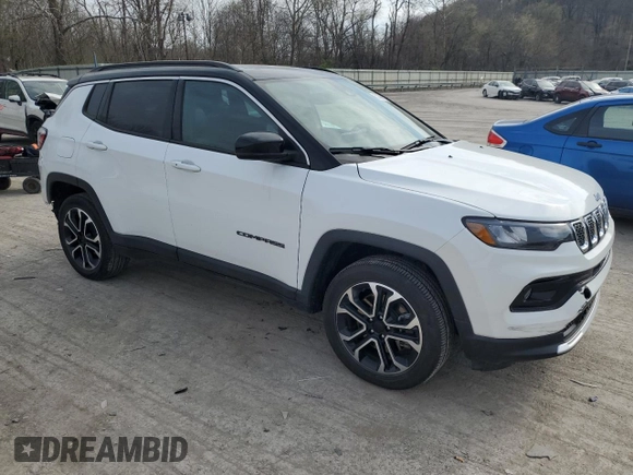 2023 Jeep Compass Limited с VIN 3C4NJDCN0PT561331, выставлен на аукционе Copart как лот 53398885 с пробегом 11 906 миль миль и Списание • Salvage title. История ставок и продаж доступна на DreamBid. Изображение 4.