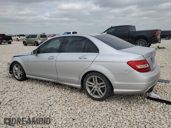 2013 Mercedes-Benz C-Class C 250 Sport with VIN WDDGF4HB8DR295219, listed as a Copart auction lot 53658575 with 161,756 mi miles and Salvage Title. Bid and sale history available at carsss.com. Image 2.