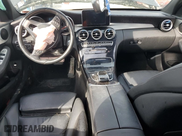 2016 Mercedes-Benz C 300 Luxury with VIN 55SWF4KB1GU123282, listed as a Copart auction lot 48030355 with 120,667 mi miles and Salvage title. Bid and sale history available at DreamBid. Image 8.