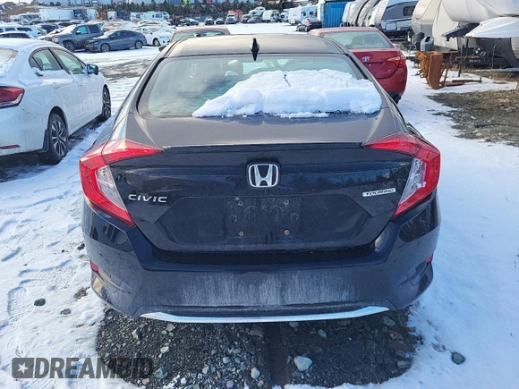 2020 Honda Civic Sedan Touring with VIN 2HGFC1F93LH105422, listed as a Copart auction lot 88485325 with 72,006 mi miles and Salvage Title. Bid and sale history available at carsss.com. Image 6.