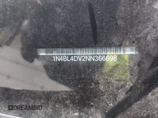 2022 Nissan Altima SV z VIN 1N4BL4DV2NN366698, wystawiony jako IAAI lot #41509391 z przebiegiem 23 722 mil mil oraz . Historia ofert i sprzedaży dostępna na DreamBid. Obrazek 9.