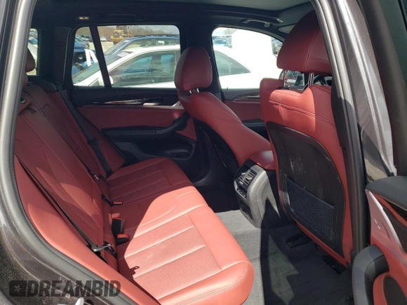 2022 BMW X3 xDrive30i with VIN 5UX53DP07N9K59614, listed as a Copart auction lot 45942415 with 27,961 mi miles and Salvage Title. Bid and sale history available at DreamBid. Image 11.