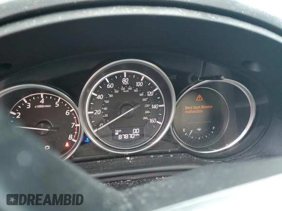 2016 Mazda CX-5 Grand Touring with VIN JM3KE4DYXG0711367, listed as a Copart auction lot 52862405 with 87,870 mi miles and Salvage Title. Bid and sale history available at DreamBid. Image 9.