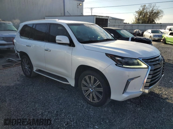 2017 Lexus LX with VIN JTJHY7AX7H4227414, listed as a Copart auction lot 83694604 with 68,205 mi miles and Salvage Title. Bid and sale history available at carsss.com. Image 4.