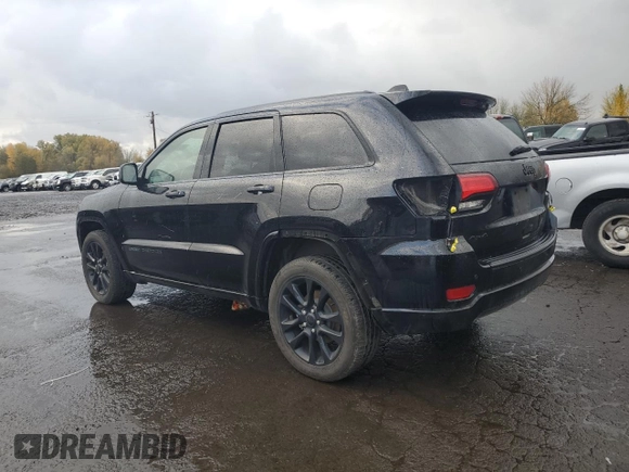 2020 Jeep Grand Cherokee Laredo E with VIN 1C4RJFAG2LC317963, listed as a Copart auction lot 80156074 with 24,983 mi miles and Salvage Title. Bid and sale history available at carsss.com. Image 2.