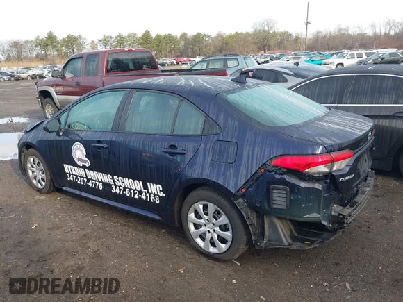 2021 Toyota Corolla LE with VIN 5YFEPMAE9MP167360, listed as a IAAI auction lot 41839769 with 53,573 mi miles and . Bid and sale history available at DreamBid. Image 14.