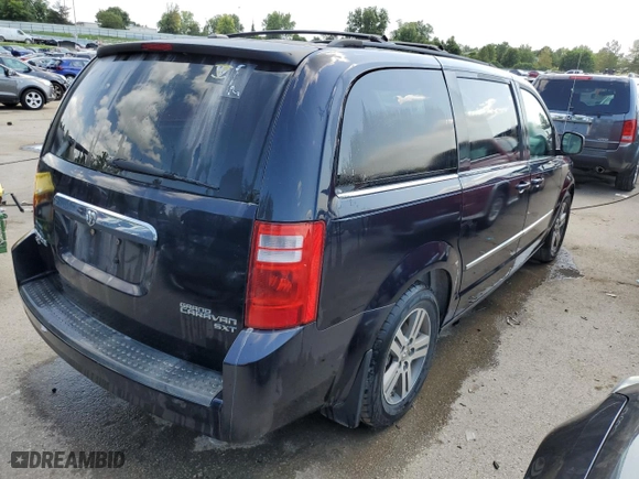 2010 Dodge Grand Caravan SXT with VIN 2D4RN5DXXAR168686, listed as a Copart auction lot 65464994 with 123,340 mi miles and Salvage Title. Bid and sale history available at carsss.com. Image 3.