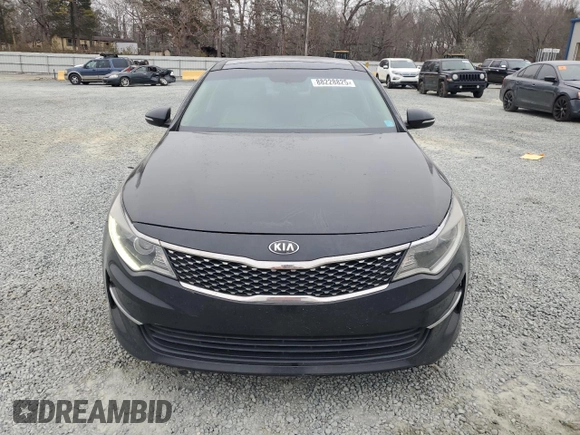 2016 Kia Optima EX with VIN 5XXGU4L37GG011764, listed as a Copart auction lot 88228825 with 106,400 mi miles and Salvage Title. Bid and sale history available at carsss.com. Image 5.