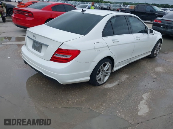 2014 Mercedes-Benz C 250 Sport with VIN WDDGF4HB1EA934119, listed as a IAAI auction lot 42489807 with 159,405 mi miles and . Bid and sale history available at DreamBid. Image 4.
