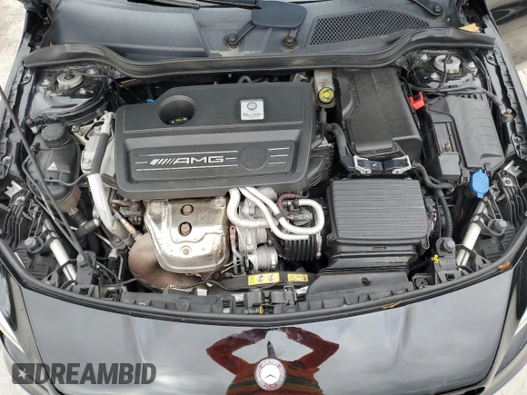 2017 Mercedes-Benz CLA 45 AMG with VIN WDDSJ5CB2HN424882, listed as a Copart auction lot 46393955 with 49,468 mi miles and Salvage Title. Bid and sale history available at DreamBid. Image 11.