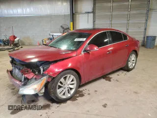 2014 Buick Regal Premium I with VIN 2G4GN5EX1E9182898, listed as a Copart auction lot 49999155 with 163,249 mi miles and Salvage Title. Bid and sale history available at carsss.com. Image 1.