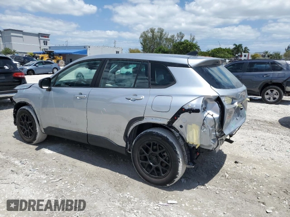 2023 Toyota Corolla Cross L with VIN 7MUAAAAG1PV044251, listed as a Copart auction lot 51794085 with 25,543 mi miles and Salvage title. Bid and sale history available at DreamBid. Image 2.