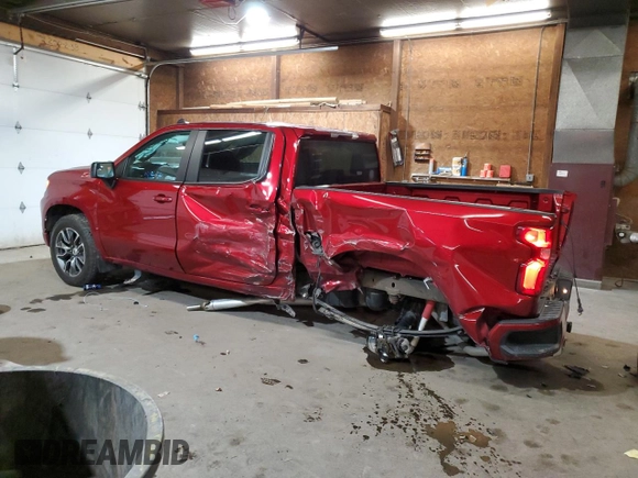2023 Chevrolet Silverado 1500 RST with VIN 1GCUDEED4PZ152559, listed as a Copart auction lot 50621785 with 35,533 mi miles and Salvage Title. Bid and sale history available at DreamBid. Image 2.