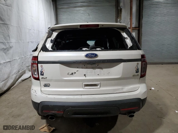 2015 Ford Explorer XLT with VIN 1FM5K8D87FGB45742, listed as a Copart auction lot 51267875 with 0 mi miles and Clean Title. Bid and sale history available at carsss.com. Image 6.