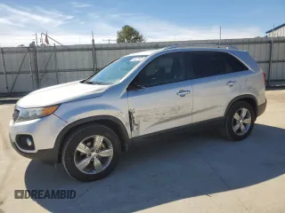 2013 Kia Sorento EX with VIN 5XYKU4A67DG396211, listed as a Copart auction lot 46427875 with 110,905 mi miles and Salvage Title. Bid and sale history available at carsss.com. Image 1.