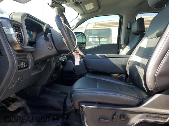 2024 Ford Super Duty F-250 SRW XL with VIN 1FT8W2BN0RED75067, listed as a Copart auction lot 44022895 with 15,870 mi miles and Salvage Title. Bid and sale history available at carsss.com. Image 7.