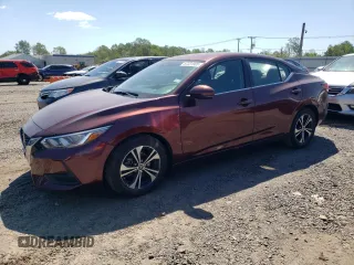 2021 Nissan Sentra SV z VIN 3N1AB8CV7MY241153, wystawiony jako Copart lot #57231905 z przebiegiem 50 527 mil mil oraz Szkoda całkowita • Salvage title. Historia ofert i sprzedaży dostępna na DreamBid. Obrazek 1.