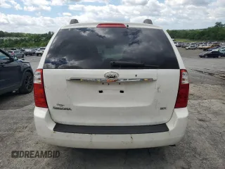 2006 Kia Sedona LX with VIN KNDMB233366052094, listed as a Copart auction lot 58241074 with 181,295 mi miles and Salvage Title. Bid and sale history available at carsss.com. Image 6.