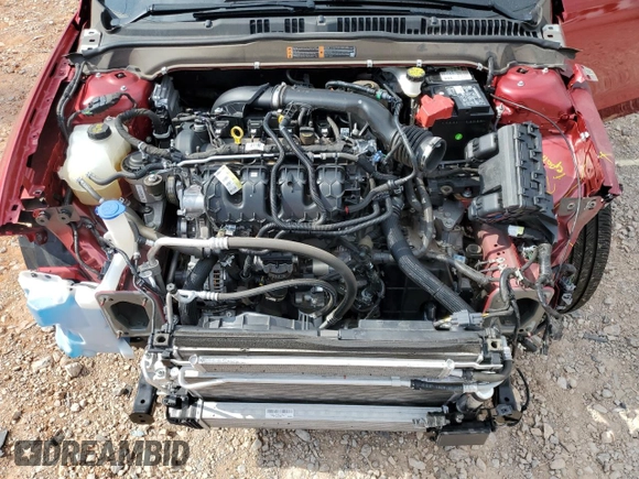 2020 Ford Fusion Titanium with VIN 3FA6P0K91LR180973, listed as a Copart auction lot 60023215 with 26,615 mi miles and Salvage title. Bid and sale history available at DreamBid. Image 11.