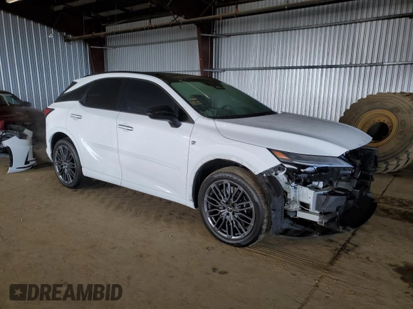 2023 Lexus RX with VIN 2T2BCMEA7PC001425, listed as a Copart auction lot 49828695 with 26,485 mi miles and Salvage Title. Bid and sale history available at carsss.com. Image 4.