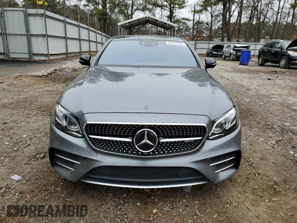 2018 Mercedes-Benz E-Class AMG E 43 with VIN WDDZF6EBXJA447519, listed as a Copart auction lot 86253784 with 45,704 mi miles and Salvage Title. Bid and sale history available at carsss.com. Image 5.