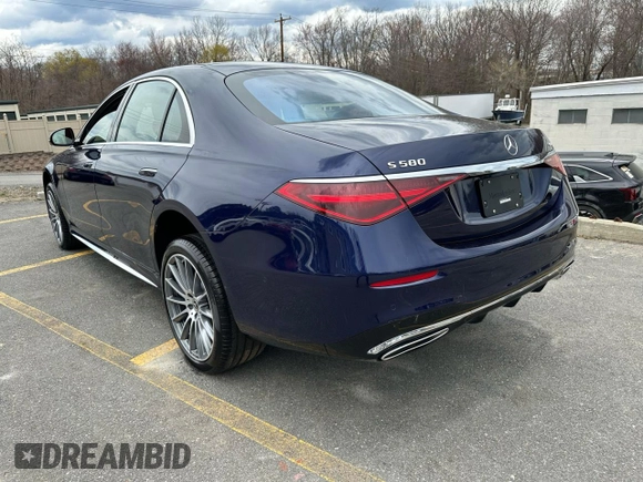 2024 Mercedes-Benz S 580 с VIN W1K6G7GB1RA274357, выставлен на аукционе Copart как лот 53501365 с пробегом 11 миль миль и Чистый • Clean title. История ставок и продаж доступна на DreamBid. Изображение 2.