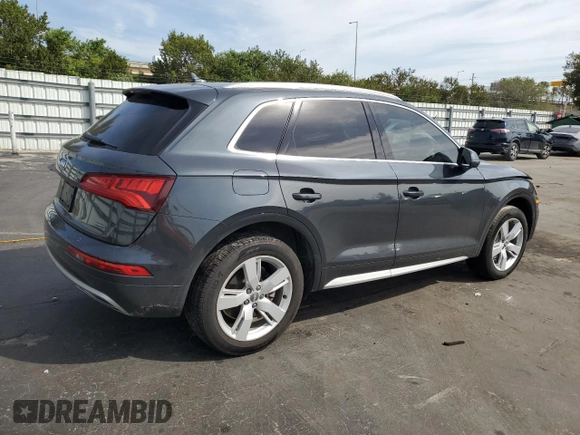 2019 Audi Q5 Premium with VIN WA1ANAFY4K2086553, listed as a Copart auction lot 46258075 with 97,817 mi miles and Non Repairable. Bid and sale history available at carsss.com. Image 3.