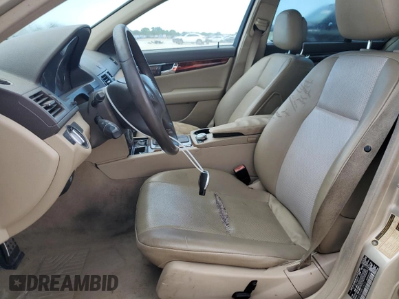 2011 Mercedes-Benz C 300 Sport with VIN WDDGF5EBXBR135236, listed as a Copart auction lot 60244025 with 112,099 mi miles and Clean title. Bid and sale history available at DreamBid. Image 7.