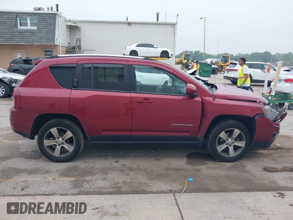 2016 Jeep Compass Latitude with VIN 1C4NJCEA3GD760867, listed as a IAAI auction lot 42496448 with 144,353 mi miles and . Bid and sale history available at DreamBid. Image 14.
