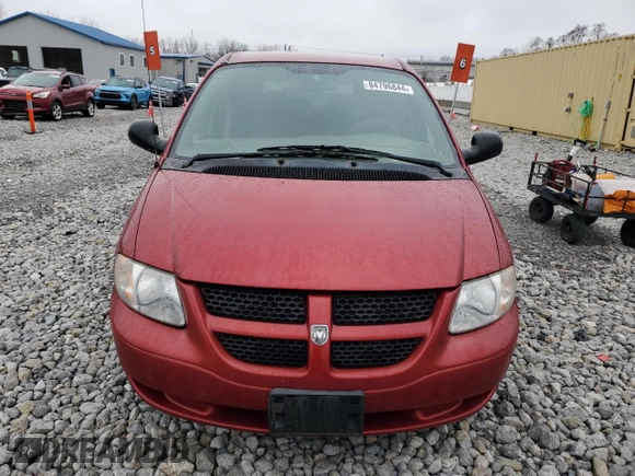 2002 Dodge Caravan SE with VIN 1B4GP24342B644602, listed as a Copart auction lot 84796844 with 216,626 mi miles and Salvage Title. Bid and sale history available at carsss.com. Image 5.