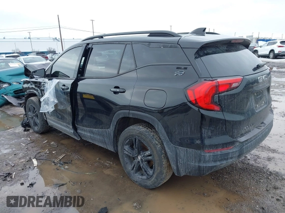 2019 GMC Terrain SLE with VIN 3GKALTEVXKL128192, listed as a IAAI auction lot 41652561 with 68,724 mi miles. Bid and sale history available at carsss.com. Image 3.