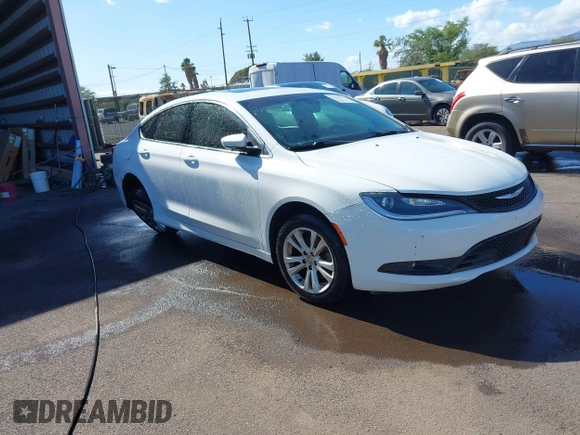 2015 Chrysler 200 Limited with VIN 1C3CCCAB9FN742242, listed as a IAAI auction lot 41965977 with 118,012 mi miles and . Bid and sale history available at DreamBid. Image 1.